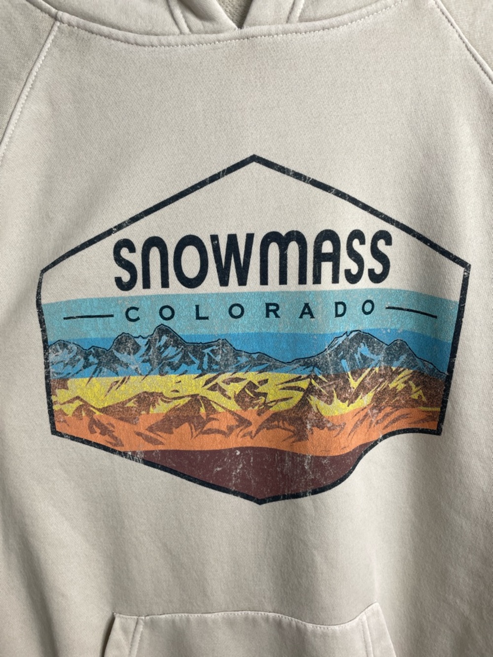Colorado Cream Pullover Hoodie